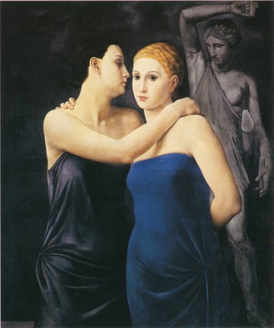 Le amiche De vrienden, 1924 door Ubaldo Oppi