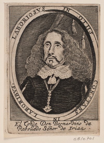 Don Bernardino de Rebolledo, Spaanse gezant door Ubekendt