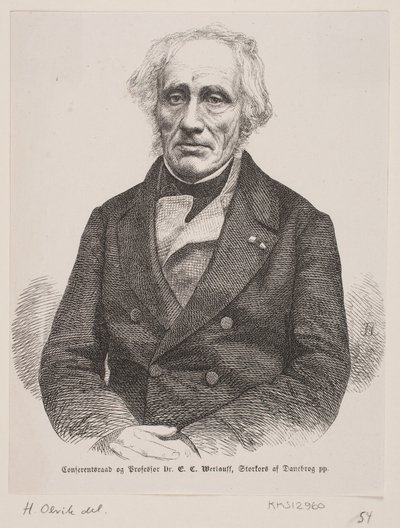 E. C. Werlauff door Ubekendt