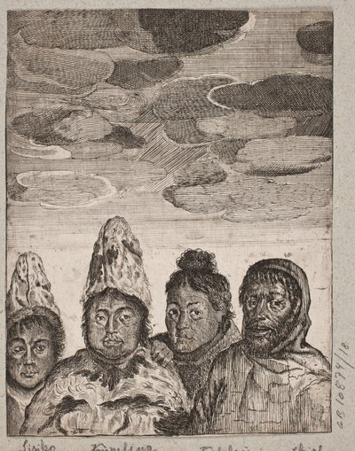 Vier Inuit door Ubekendt