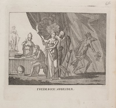 "Frederick werkt" door Ubekendt