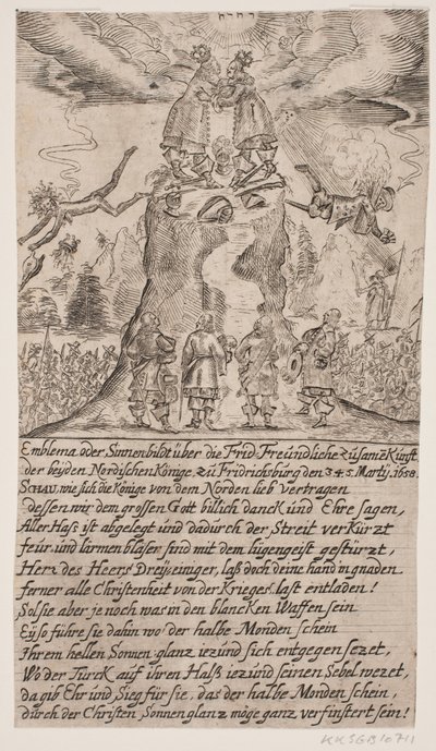Frederik III en Karel X Gustaaf