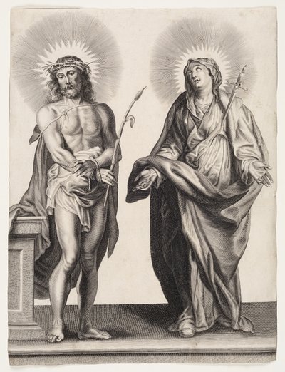 Jezus en Maria door Ubekendt
