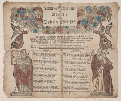 Wet en Evangelie of Gesprek tussen Mozes en Christus door Ubekendt