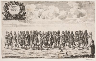 Optocht ter gelegenheid van de inwijding van de Universiteit van Kiel. Plaat 4 door Ubekendt