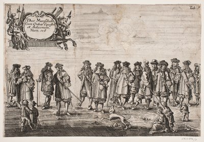 Optocht ter Gelegenheid van de Inwijding van de Universiteit van Kiel. Plaat 7 door Ubekendt