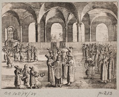 Huwelijk in een Russische kerk door Ubekendt