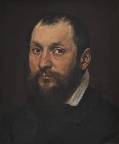 Portret van een man door Ubekendt Italiensk 1500 tallet KMS1979