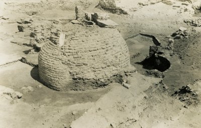 Koepelgebouw, al-Fustat, Egypte, foto door Ugo Monneret de Villard door Ugo Monneret de Villard