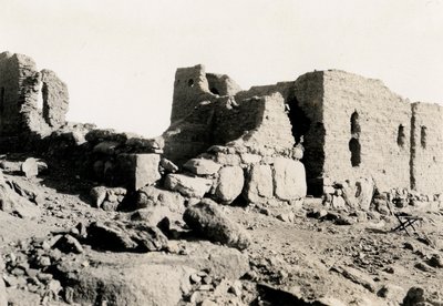 Ruïnes op het eiland Bigeh, Egypte, foto door Ugo Monneret de Villard door Ugo Monneret de Villard