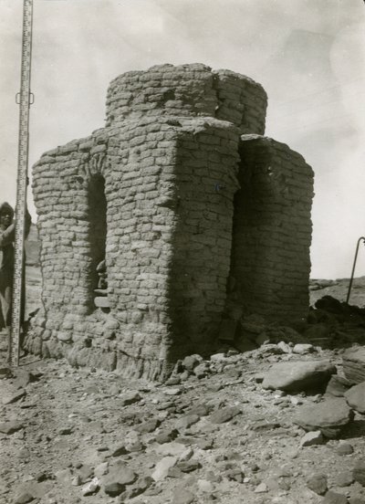 Graf in noordelijke necropolis, Qasr Ibrim, Egypte, foto door Ugo Monneret de Villard door Ugo Monneret de Villard