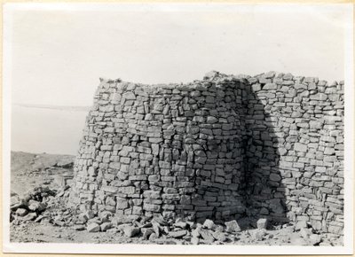 Toren van zuidoostelijke hoek, Sabagura, Egypte, foto door Ugo Monneret de Villard door Ugo Monneret de Villard