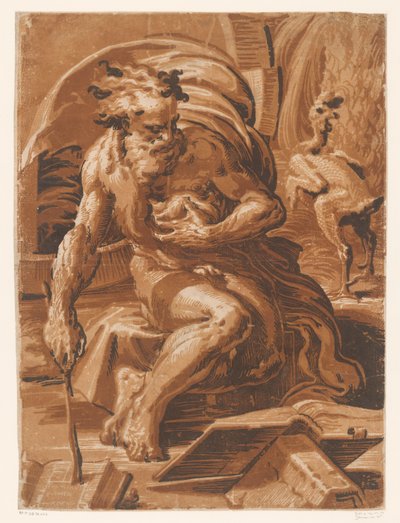 Diogenes door Ugo da Carpi