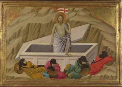 De Opstanding Uit de Basiliek van Santa Croce, Florence, ca. 1324-1325 door Ugolino di Nerio