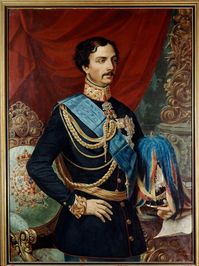 Karel van Bourbon Parma (1799-1883), hertog van Parma - Karel III van Bourbon (1823-1854) 19e eeuw door Ulisse Passani