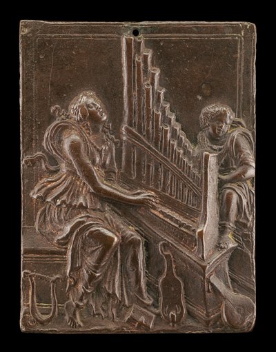 Sint Cecilia, begin 16e eeuw door Ulocrino