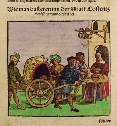 Hoe ze brood maakten op het Concilie van Konstanz, uit 