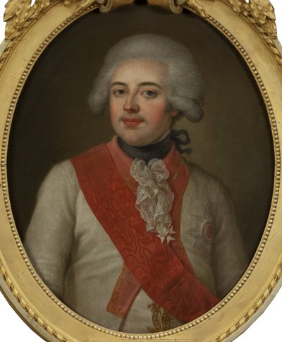 Portret van Frederik II Eugene, hertog van Württemberg door Ulrika Fredrika Pasch
