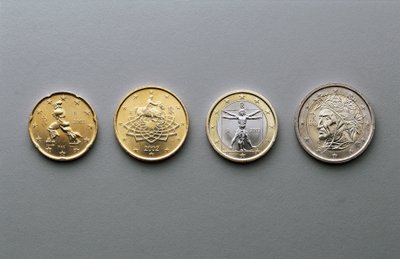 20 cent, 50 cent door Umberto Boccioni