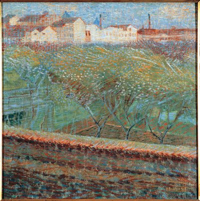 Aprilavond, door Umberto Boccioni door Umberto Boccioni