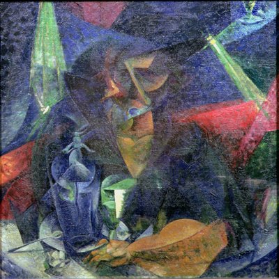 Compositie met Vrouwfiguur door Umberto Boccioni