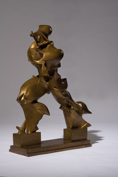 Unieke vormen van continuïteit in de ruimte door Umberto Boccioni