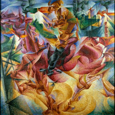 Elasticiteit door Umberto Boccioni