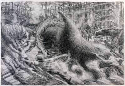 Futurisme: De opkomende stad door Umberto Boccioni