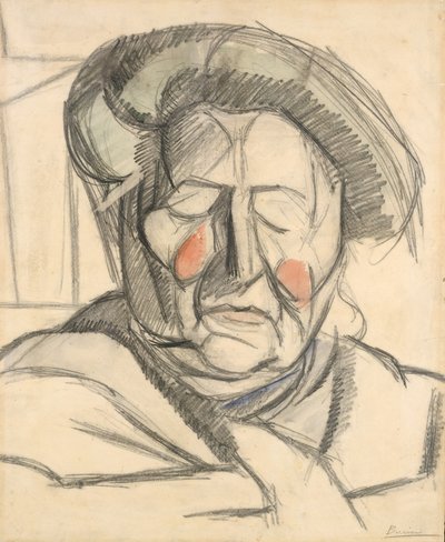 De Moeder van de Kunstenaar, 1915 door Umberto Boccioni