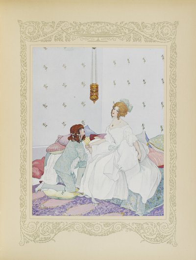 Zodra hij haar herkende, wierp hij zich aan haar voeten, illustratie uit 