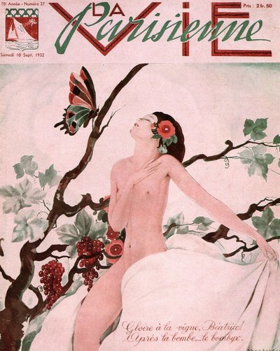 Omslag van La Vie Parisienne, 1932 door Umberto Brunelleschi