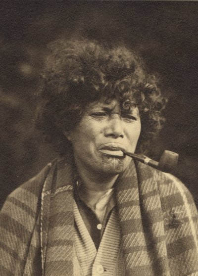 Maori karakterstudie, c.1927 door Una Garlick