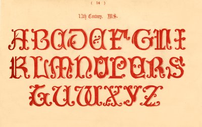 13e eeuw. MS., 1862 door Unbekannt