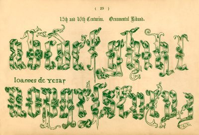 15e en 16e eeuw. Sierlint, 1862 door Unbekannt
