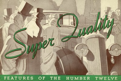 1934 Humber Twelve verkoopbrochure door Unbekannt