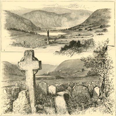 1. De Vallei van Glendalough. 2. In Glendalough, 1898 door Unbekannt