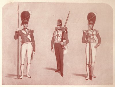 1e of Grenadier Regiment van de Garde in 1815, 1909 door Unbekannt