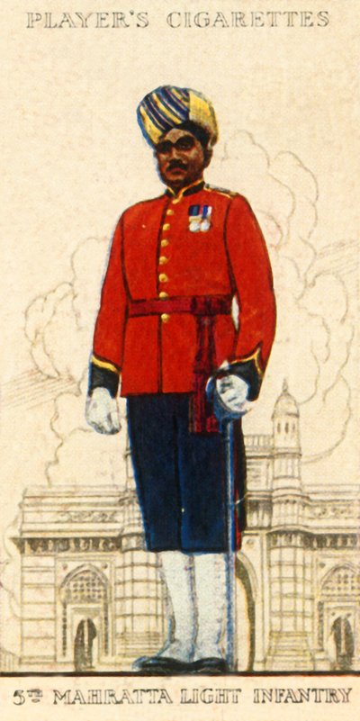5e Mahratta Lichte Infanterie, 1936 door Unbekannt