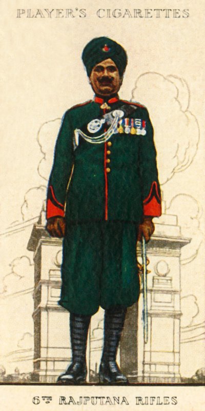 6e Rajputana Rifles, 1936 door Unbekannt