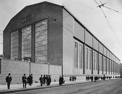 AEG Montagefabriek door Peter Behrens door Unbekannt