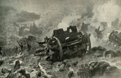Een briljante Franse aanval op de Duitse positie in de Argonne, 1919 door Unbekannt
