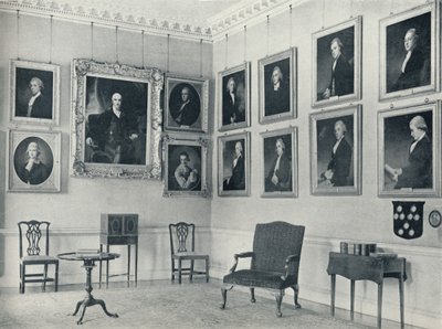 Een hoek van de salon, 1926 door Unbekannt