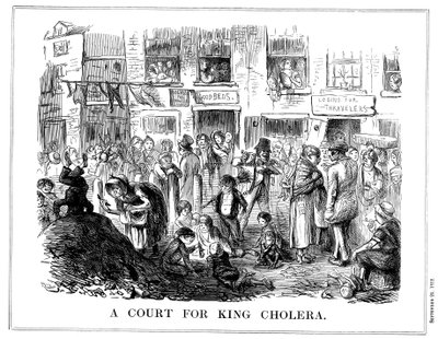 Een Hof voor Koning Cholera, 1852 door Unbekannt