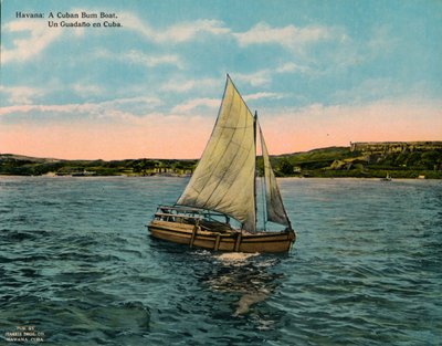 Een Cubaanse bumboat, Havana, ca. 1920 door Unbekannt