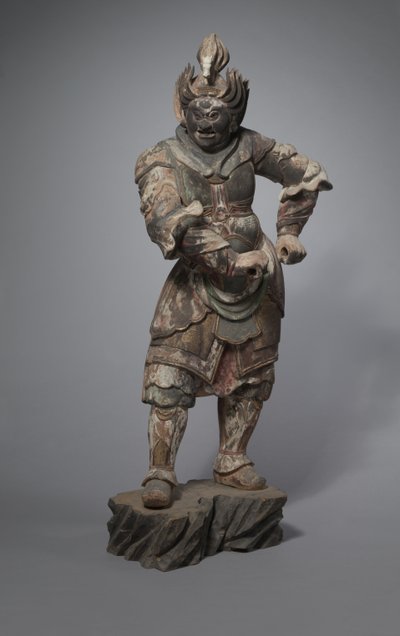 Een hemelse generaal, een van de Junishinsho, 1200s door Unbekannt