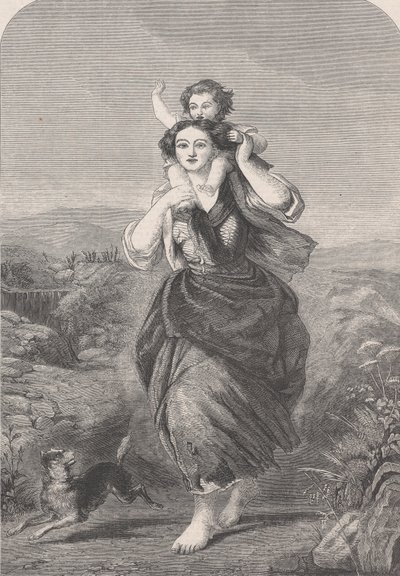 Een arbeid van liefde, uit Illustrated London News, 24 maart 1860 door Unbekannt