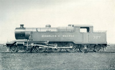Een Grote Tanklocomotief, 1922 door Unbekannt