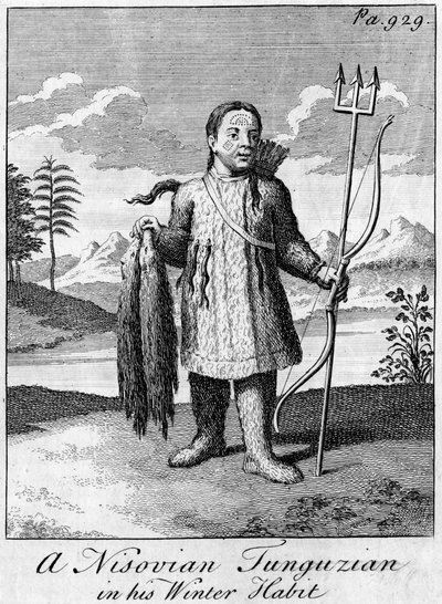 Een Nisoviaanse Toengoez in zijn winterkleding, ca. 18e eeuw door Unbekannt