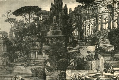 Een Romeinse villa, 1890 door Unbekannt