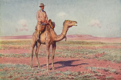 Een scène in Centraal-Australië, 1923 door Unbekannt